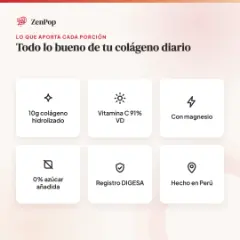 ZenPop Colágeno, Solo lo esencial