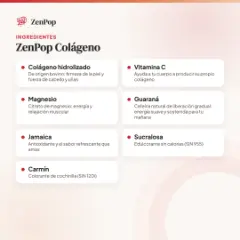 ZenPop Colágeno, Ingredientes